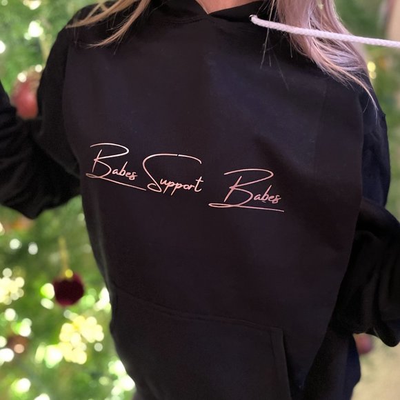 Babes Support Babes Womens Hoodie - Picture 4 of 7